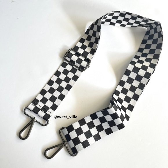 VANS Checkerboard Adjustable Strap White Black - Picture 2 of 6
